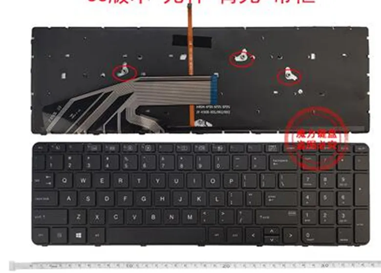 

NEW FOR HP ProBook 450 G3 G4/455 G3 G4/470 G3/470 G4 US Keyboard backlit