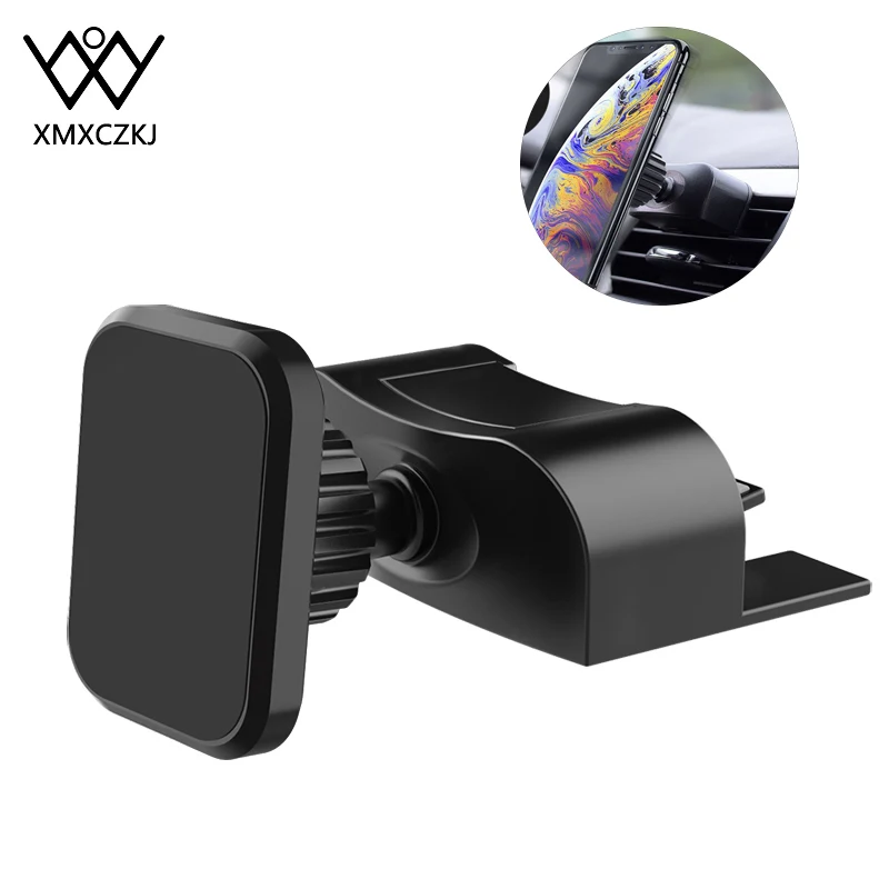 Универсальный магнитный телефон Автомобильное крепление CD-слот Автомобильный
