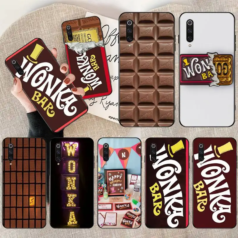 NBDRUICAI Willy Wonka Бар Шоколад ТПУ черный чехол для телефона Корпус Redmi Note 8 8A 7 6 6A 5 5A 4 4X 4A
