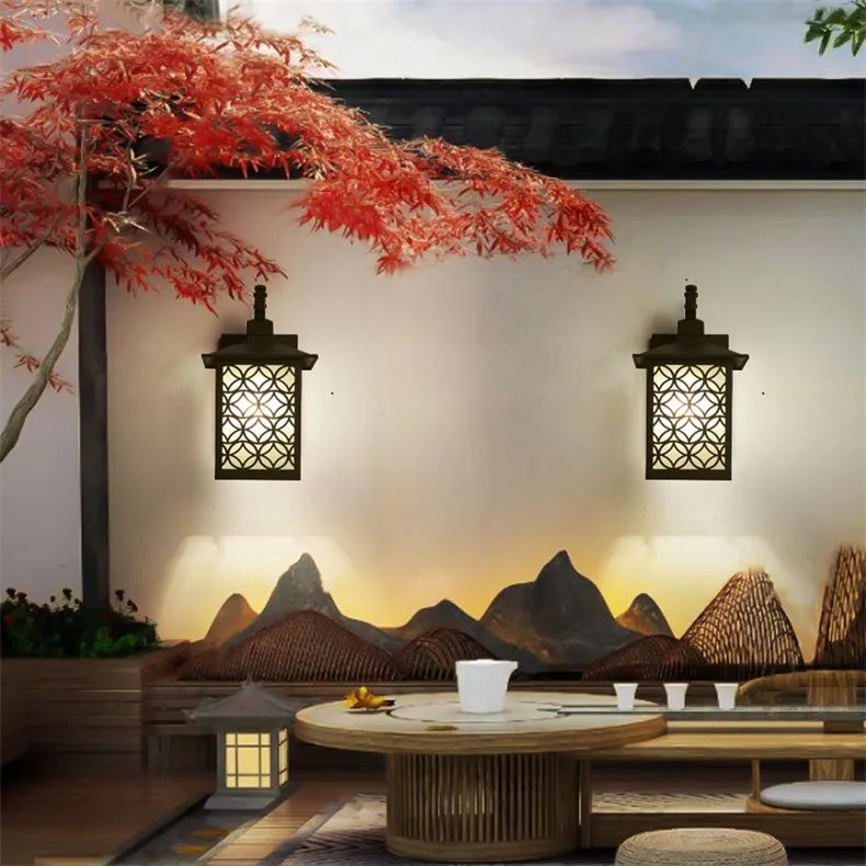 DLMH Настенные светильники на открытом воздухе бра светильник водонепроницаемый