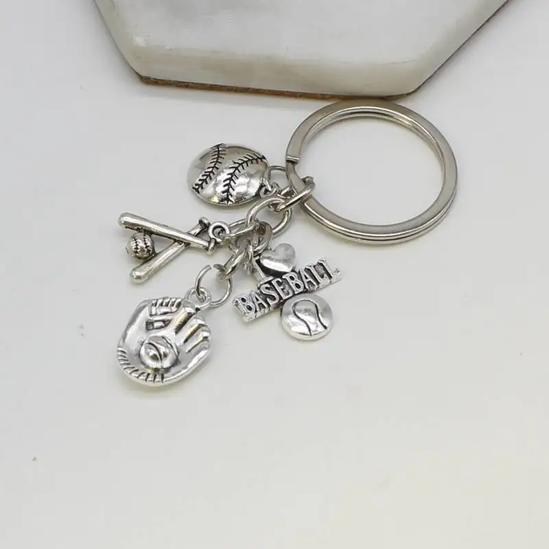 1 Спортивный брелок мне нравится футбол/Бейсбол/брелок баскетбольный мяч обувной