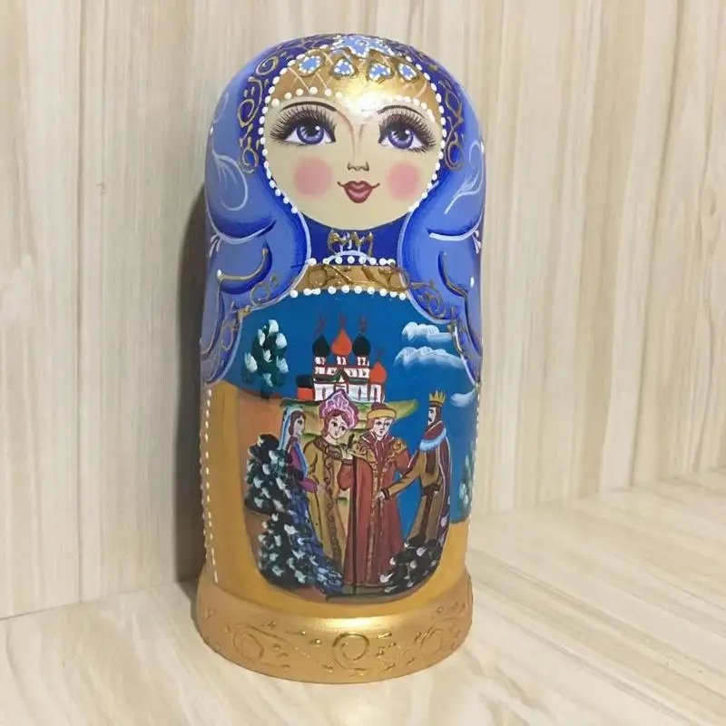 7 шт. Русская Матрешка гнездящаяся кукла для девочек липа ручная роспись Декор