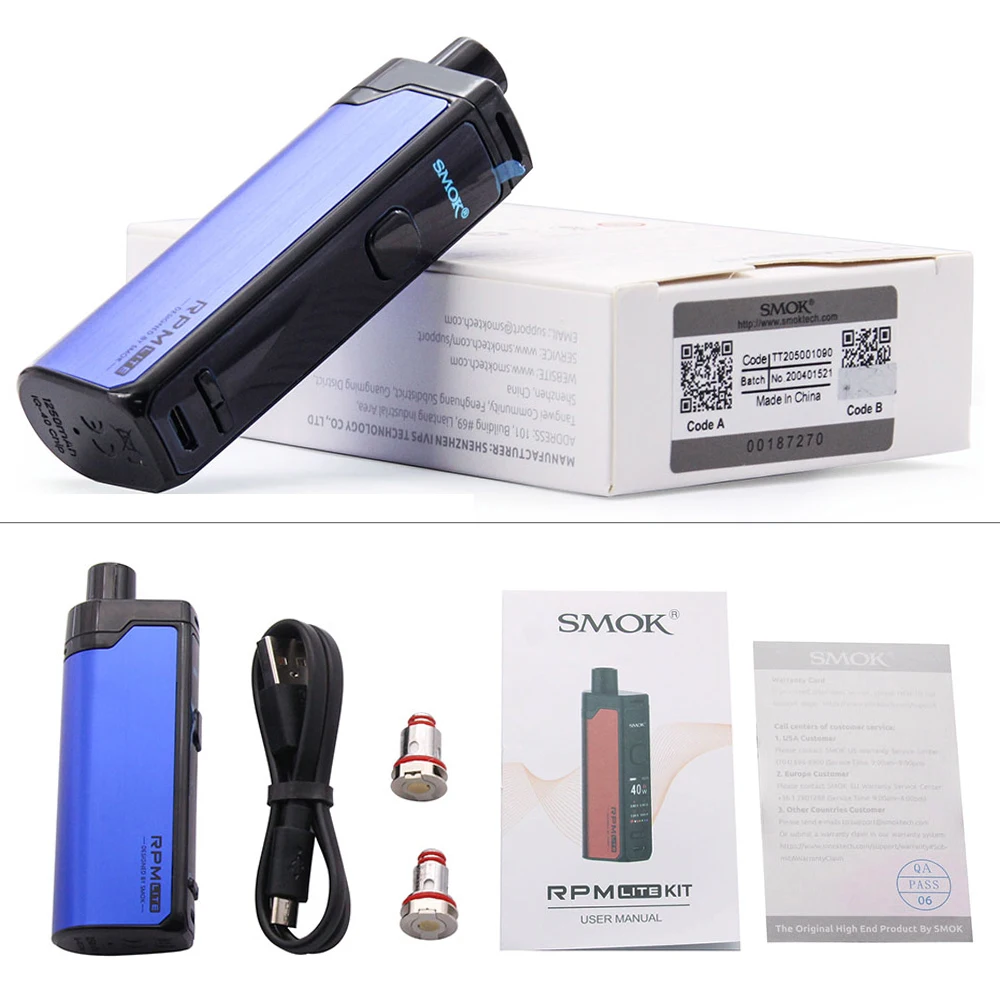 Электронная сигарета SMOK RPM LITE 40 Вт 1250 мАч 3 2 мл | Электроника