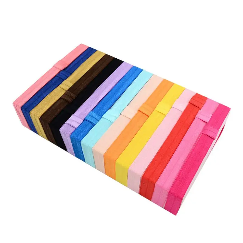 

4XBC 20 Pcs/pack Baby Kids Hair Bands DIY Head Flower Making Accessories Elastic Band Sweet Girls Headband Soft Strap