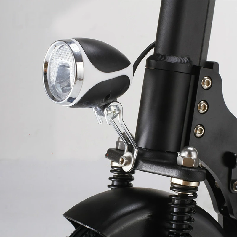 Ebike Light 24V36V48V LED Front with Horn Electric Bike Headlight for Scooter Moped MTB Tricycle | Спорт и развлечения