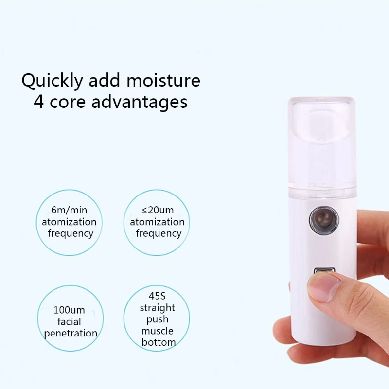 Портативный увлажнитель воздуха USB Перезаряжаемый распылитель арома диффузор с