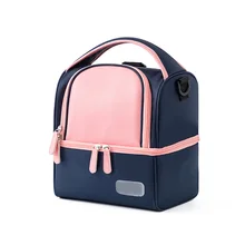 Insulated Cooler Backpack Double Baby Bottle Cold Bag Large Capacity Nappy Bag Travel Backpack Nursing Bag