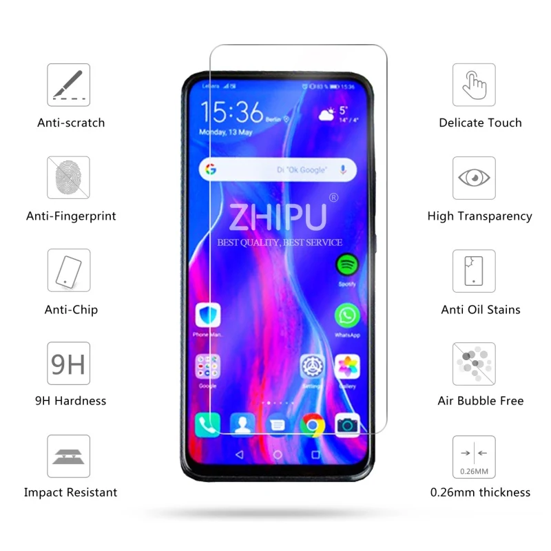 Фото Tempered Glass For Huawei P smart Pro 2019 Screen Protector 2.5D 9H Protective Film Мобильные телефоны и аксессуары Tempered Glass For Huawei P smart Pro 2019 Screen Protector 2.5D 9H Protective Film Мобильные телефоны и аксессуары