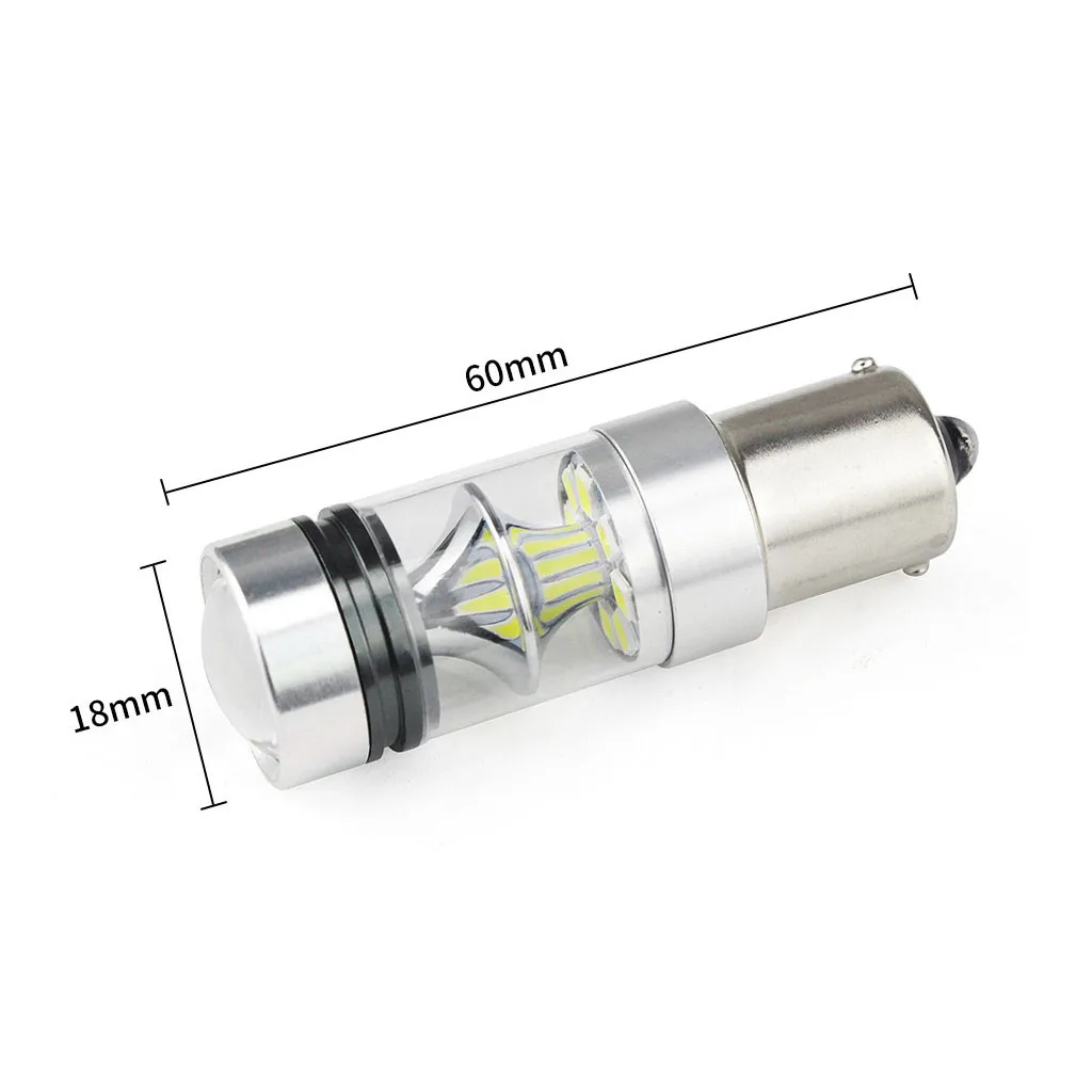 Светодиодный фонарь для дневных ходовых огней 100 Вт 1156 BA15S 2X Белый 20SMD