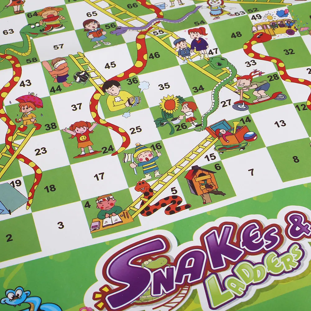 Шахматы Ludo складные Snake Chess дети портативная игра головоломка Дошкольное