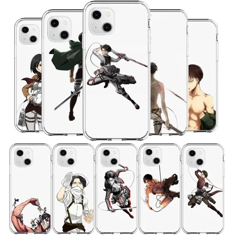 

Anime Attack on Titan Soft Phone Case for iphone 11 12 13 pro max 6s 7 8plus xr xs mini funds clear cover founds