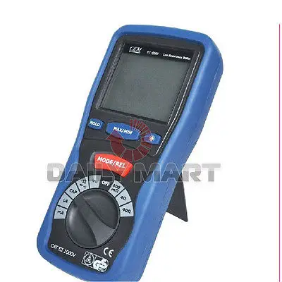 DHL/EMS CEM DT-5302 Цифровой Высокоточный Кельвина 4пр малое сопротивление МОм метр