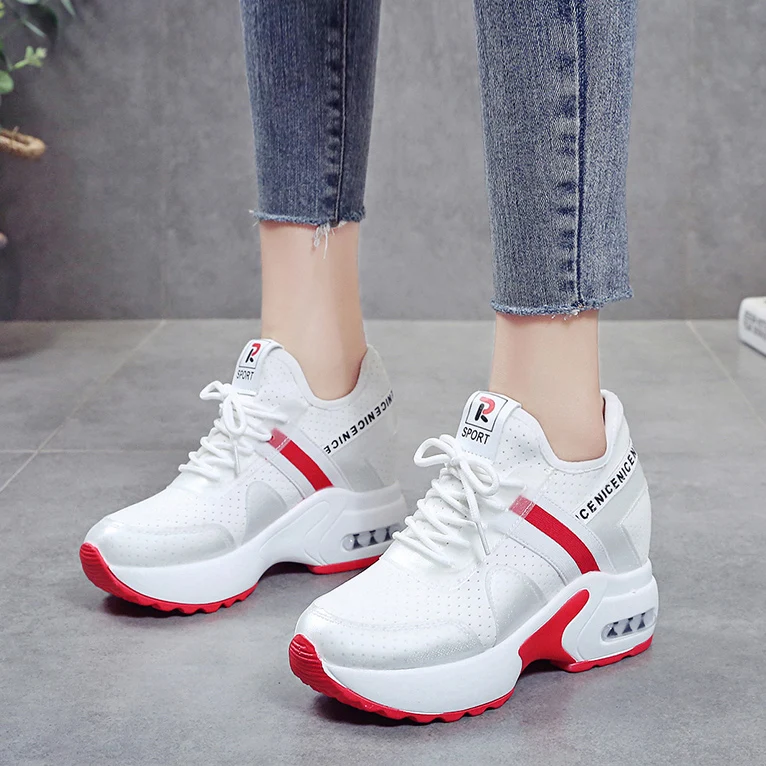 Кроссовки женские на платформе дизайнерская обувь для тенниса модные туфли