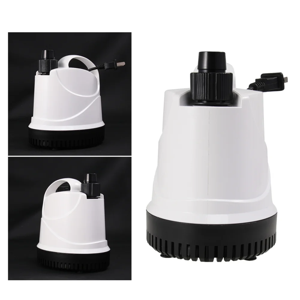 

Aquarium Bottom Water Suction Pump Bottom Filtration Mute Water Change Pump White (EGP-1000L 15W 12mm Water Pipe 2 Meters Flat