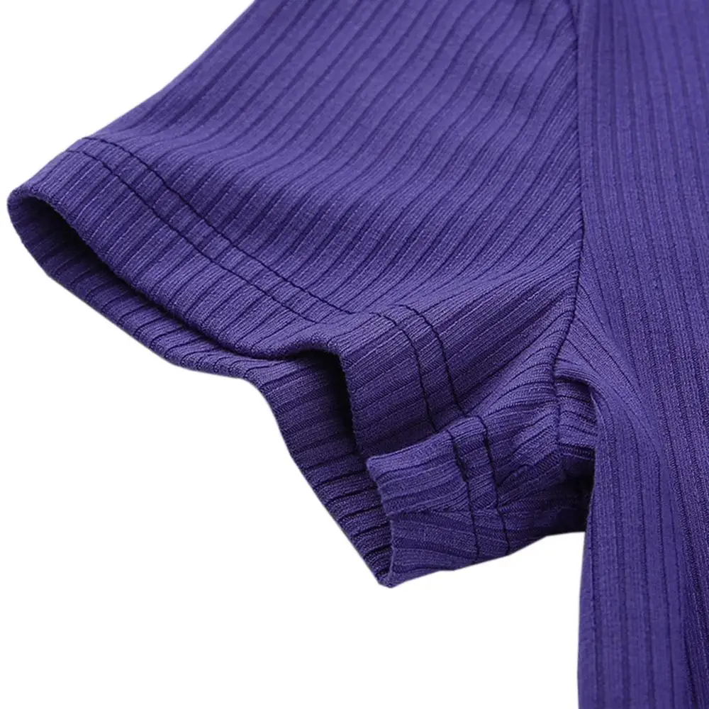 Женская летняя футболка с коротким рукавом повседневный короткий топ оптом и в