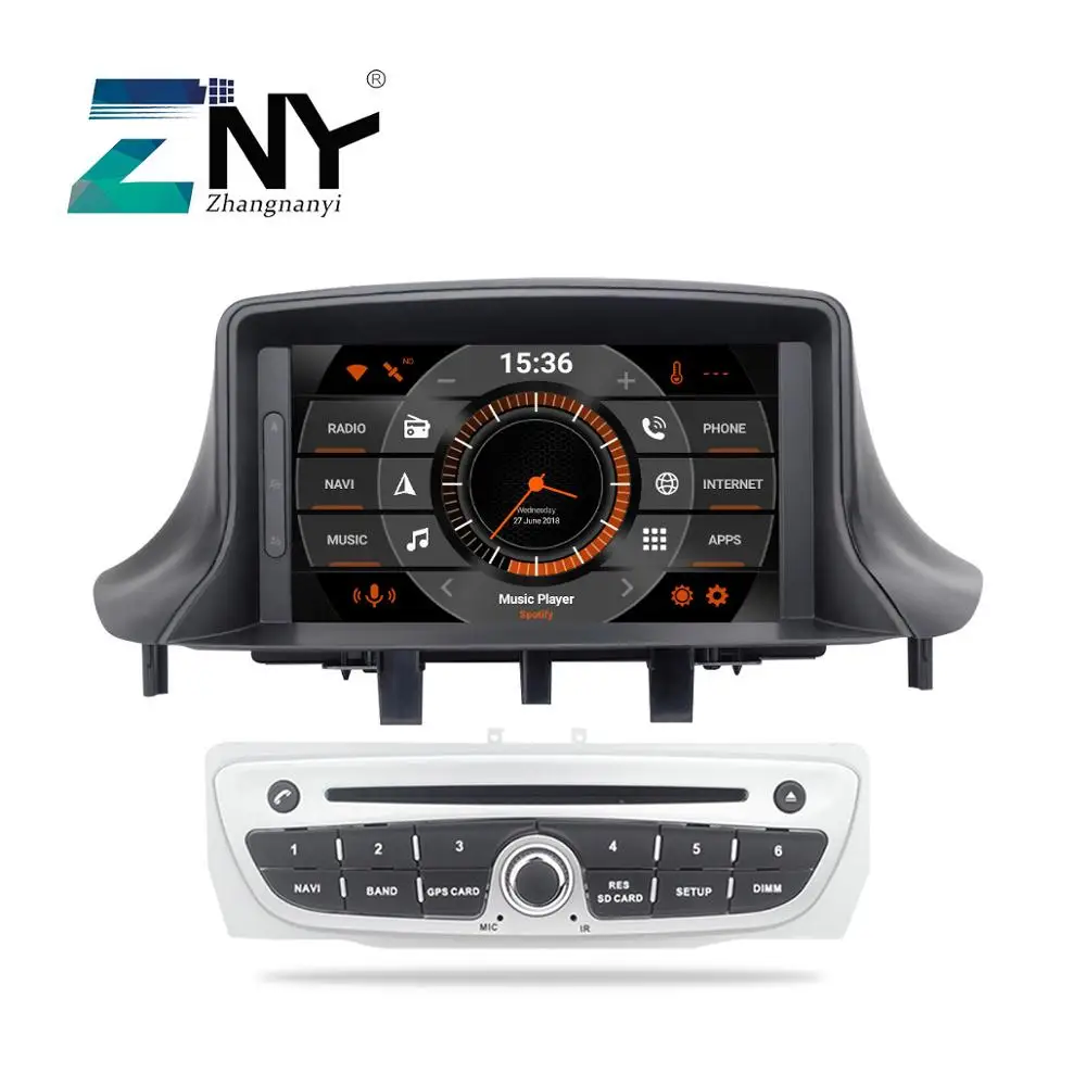 7 "Android 10 автомобильный стерео GPS для Renault Megane 3 Fluence In Dash Мультимедиа Радио DVD WiFi