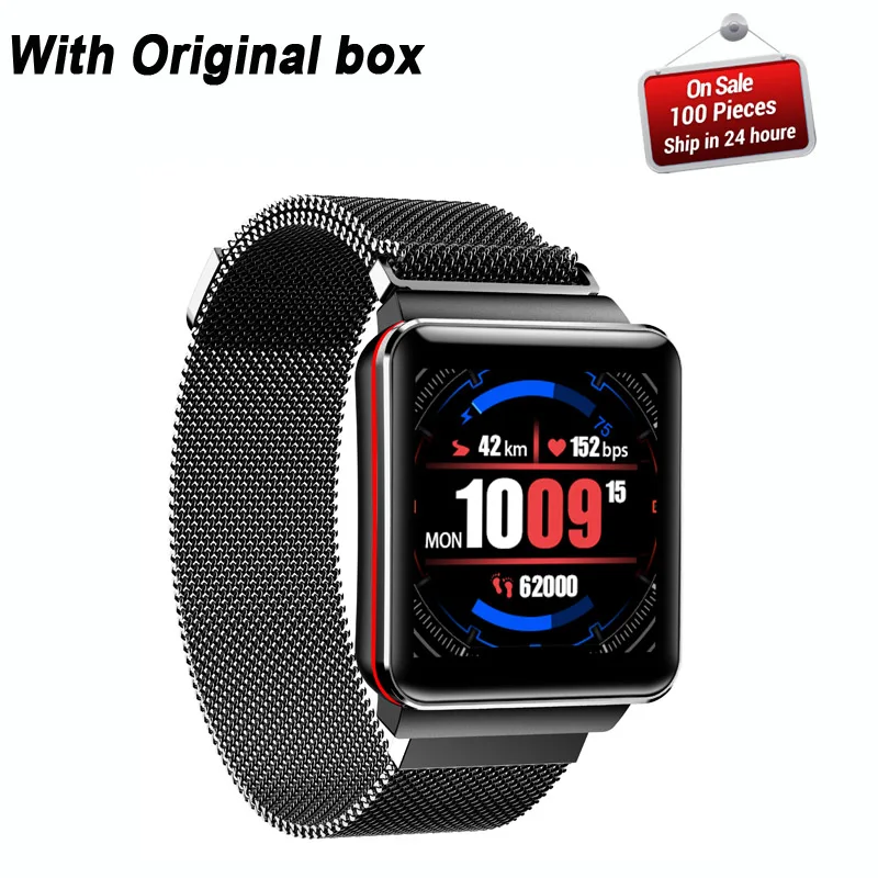 metal black H10 Смарт-часы Для мужчин healthHeart артериального Давление подходит Смарт-часы с мониторингом IP67 Водонепроницаемый браслет Фитнес фитнес-трекер - Цвет: metal black