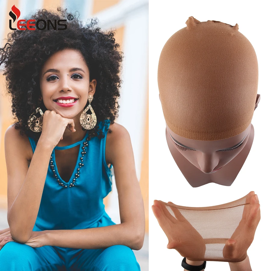 

Leeons Bulk Wig Cap Stocking 20Pieces/10Pack Stocking Wig Caps For Making Wigs Free Size Stretch Elastic Hairnet Breathable