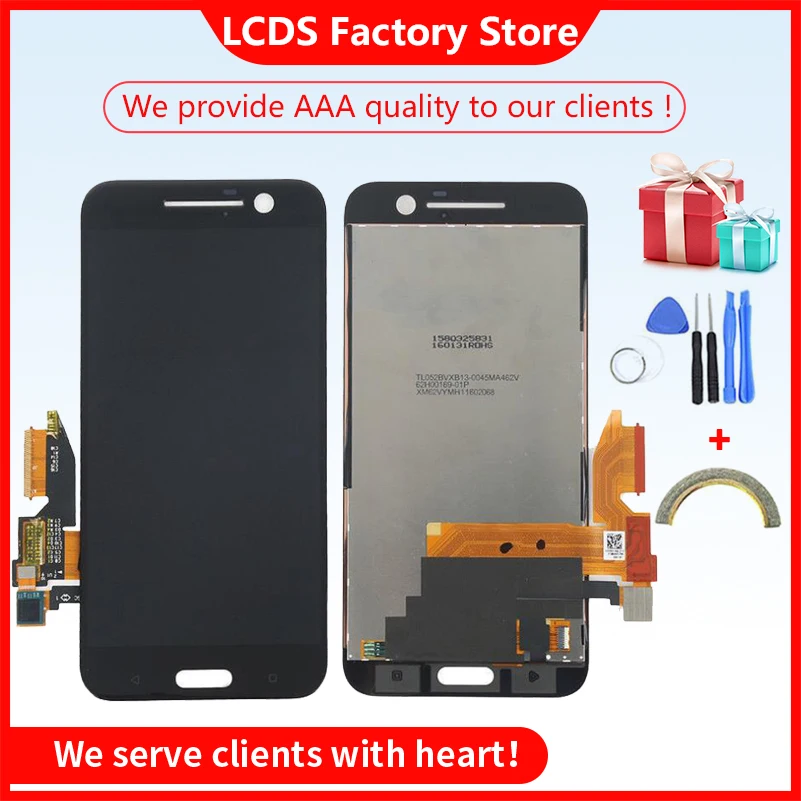 

5.2"AAA Quality For HTC 10 One M10 M10H LCD Screen Display+Touch Panel Digitizer For HTC M10 Assembly Repalcement LCD Display