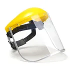 Прозрачная маска для лица, съемная безопасная зеркальная прозрачная защита для лица и глаз на голове, пылезащитный экран для шлифовки