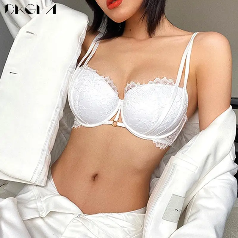 brand hot sexy bra panties sets thick underwear set women push up bras b c d cup fashion brassiere green lingerie gather deep v free global shipping