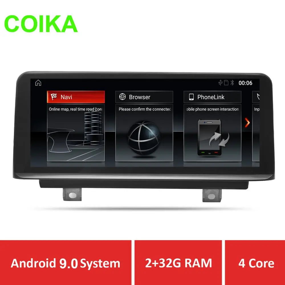 COIKA 10 25 &quotAndroid 9 0 Автомобильный GPS Navi экран для BMW F20 F21 F23Cabrio 2013 2017 Мультимедиа