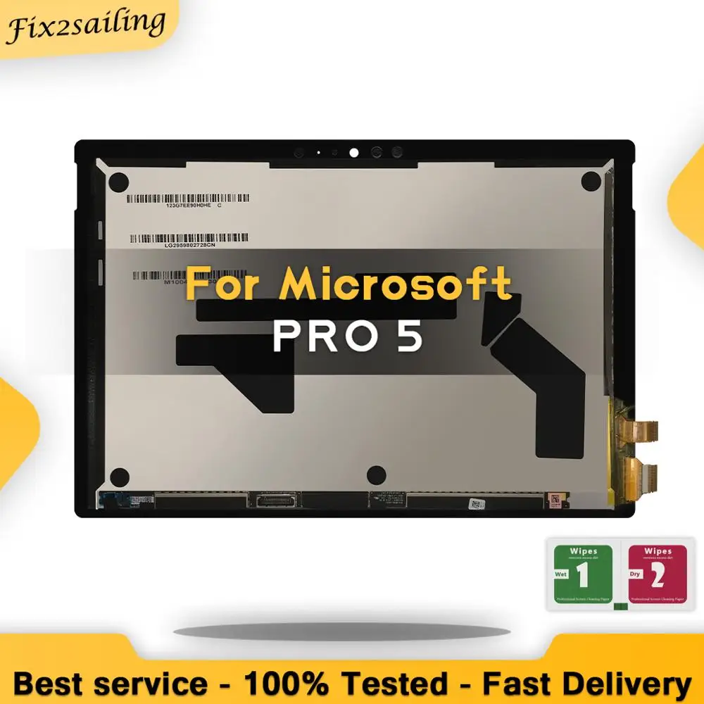 Высококачественный ЖК дисплей 12 3 дюйма для Microsoft Surface Pro 5 модель 1796 LP123WQ1 Замена
