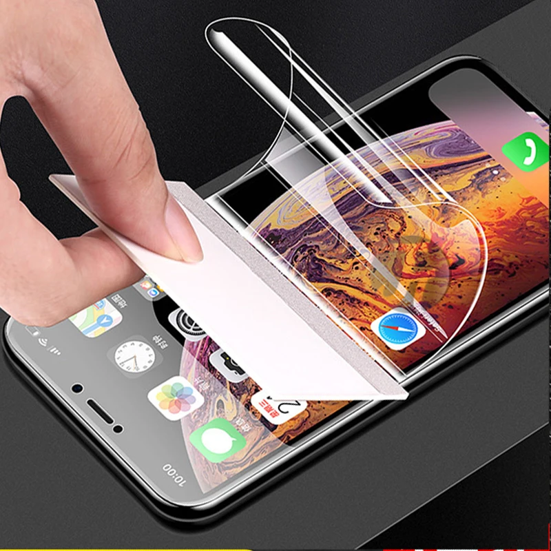 Защитная пленка для экрана Гидрогелевая Iphone 11 Pro max iphone x/xr/xs 7/8/6s/6 plus | Мобильные