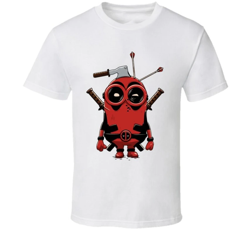 Футболка с миньонами Дэдпул футболка из фильма Гадкий я популярный летний