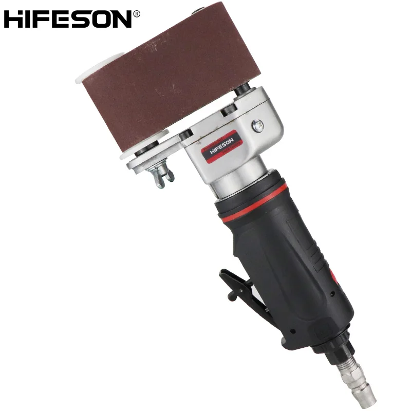 

HIFESON 52K пневматическая кольцевая абразивная лента, шлифовальная машина, Песочная мельница, деревянное устройство для удаления заусенцев шлифовальная машинка полировальная машина гриндер ленточный болгарка акумулято