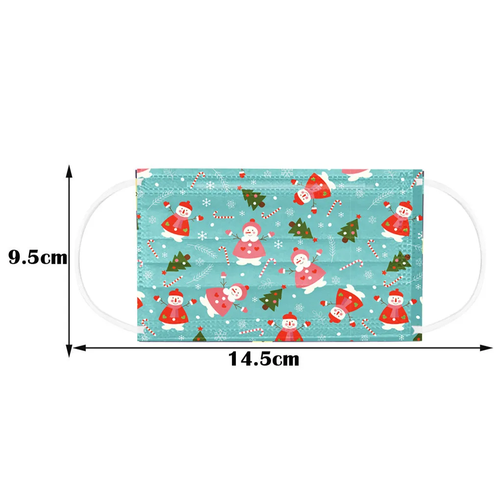 

Child Three-Layer Protective Dust-Proof Cartoon Print Disposable Mask Breathable Face Mask mascarillas para nios masque tissu