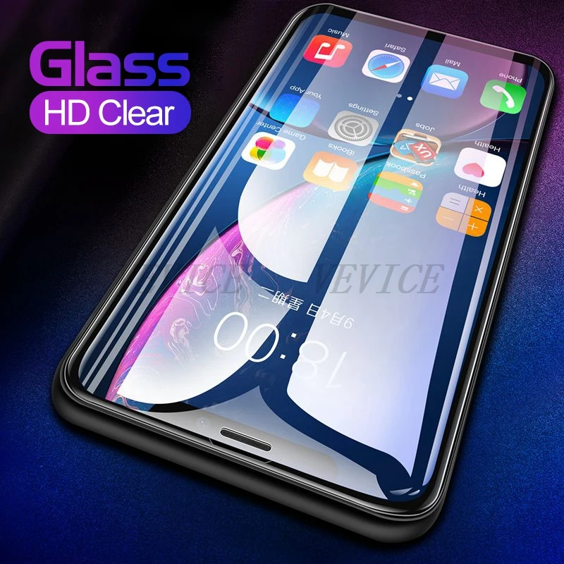 HD Защитное стекло для iPhone 6 6s 7 8 plus XR X XS Передняя пленка Закаленное Xs Max 5 5S SE