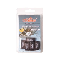 alice 5pcs black rubber pick holder headstock for guitar bass ukelele musical instruments wholesale price