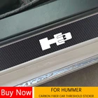 Для Hummer H1 H2 GMT 840 H2H H2 SUT H3 H3T HEV углеродное волокно Автомобильная дверь порог педаль накладка наклейки автомобильные аксессуары