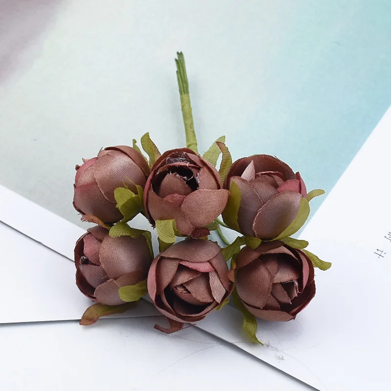 

Искусственные цветы CYJT, шелк, 6 шт.