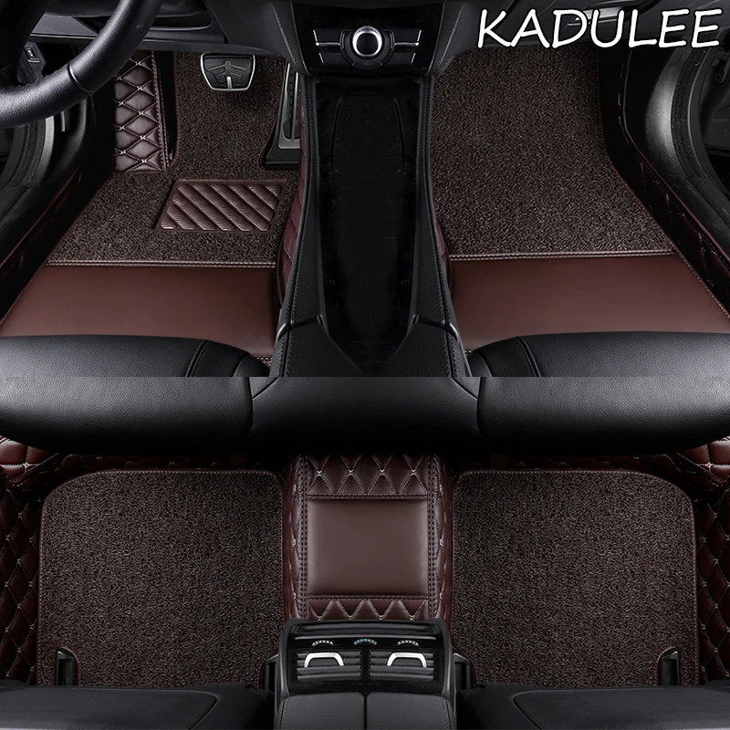 

KADULEE custom car floor mat for nissan LOGO nissan QASHQAI KICKS SYLPHY Altima MAXIMA Murano Interior Accessories Floor Mats