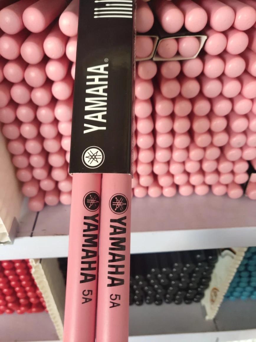 Барабанные палочки на заказ 5A 7A деревянные барабанные YAMAHA из клена разноцветные