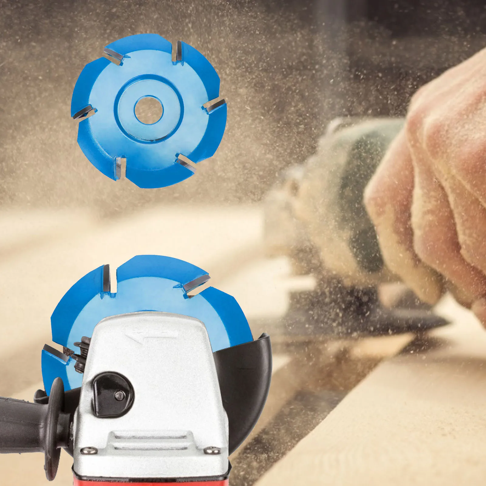 Новинка 2021 Фрезерный резак с 6 зубьями диск для резьбы по дереву угловая