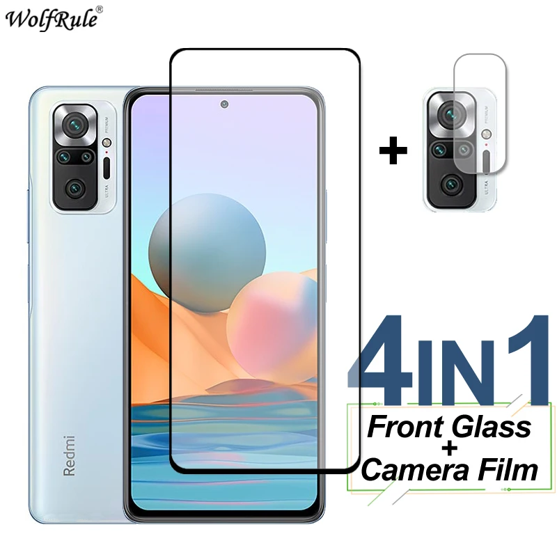 

Full Cover Tempered Glass For Xiaomi Redmi Note 10 Pro 9T 10S 9S 9 8T Screen Protector Protective Phone Lens Film Redmi 9C 9A