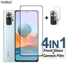 Full Cover Tempered Glass For Xiaomi Redmi Note 10 Pro 9T 10S 9S 9 8T Screen Protector Protective Phone Lens Film Redmi 9C 9A