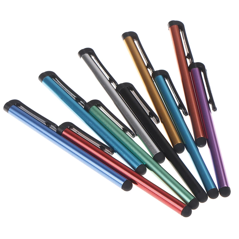 

5Pcs/lot Universal Capacitive Touch Screen Stylus Pen For All Pad Phone PC Tablet Aluminium Alloy Metal Stylus Touch Screen Pen