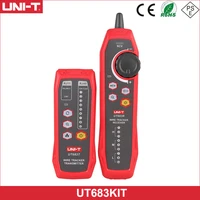 uni t ut683kit lan tester network wire tracer cable tracker rj45 rj11 telephone line finder repairing networking tool