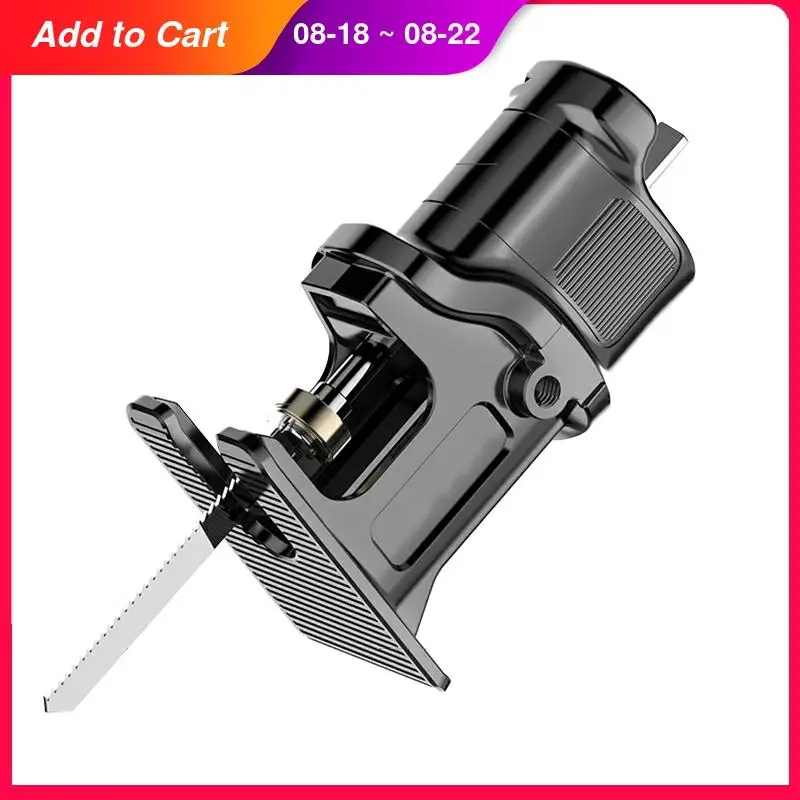 

Portable Reciprocating Saw Adapter ,Electric Drill To Electric Saw for Wood Metal Cutting Tool with Saw Blade