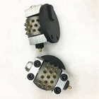 Scanmaskin Diamond Буш молоток три ряда карбидные наконечники круглый реди замок Буш молоток грубый бетонный пол 9 шт.набор, бесплатная доставка