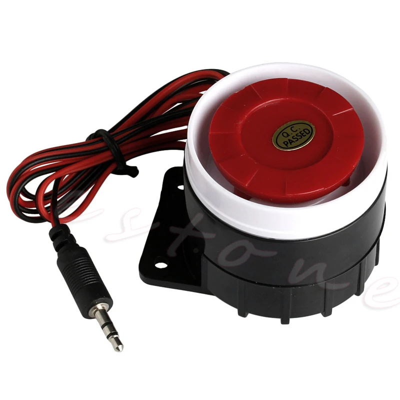 

New Wired Mini Horn Siren Home Security Sound Alarm System 120dB DC 12V