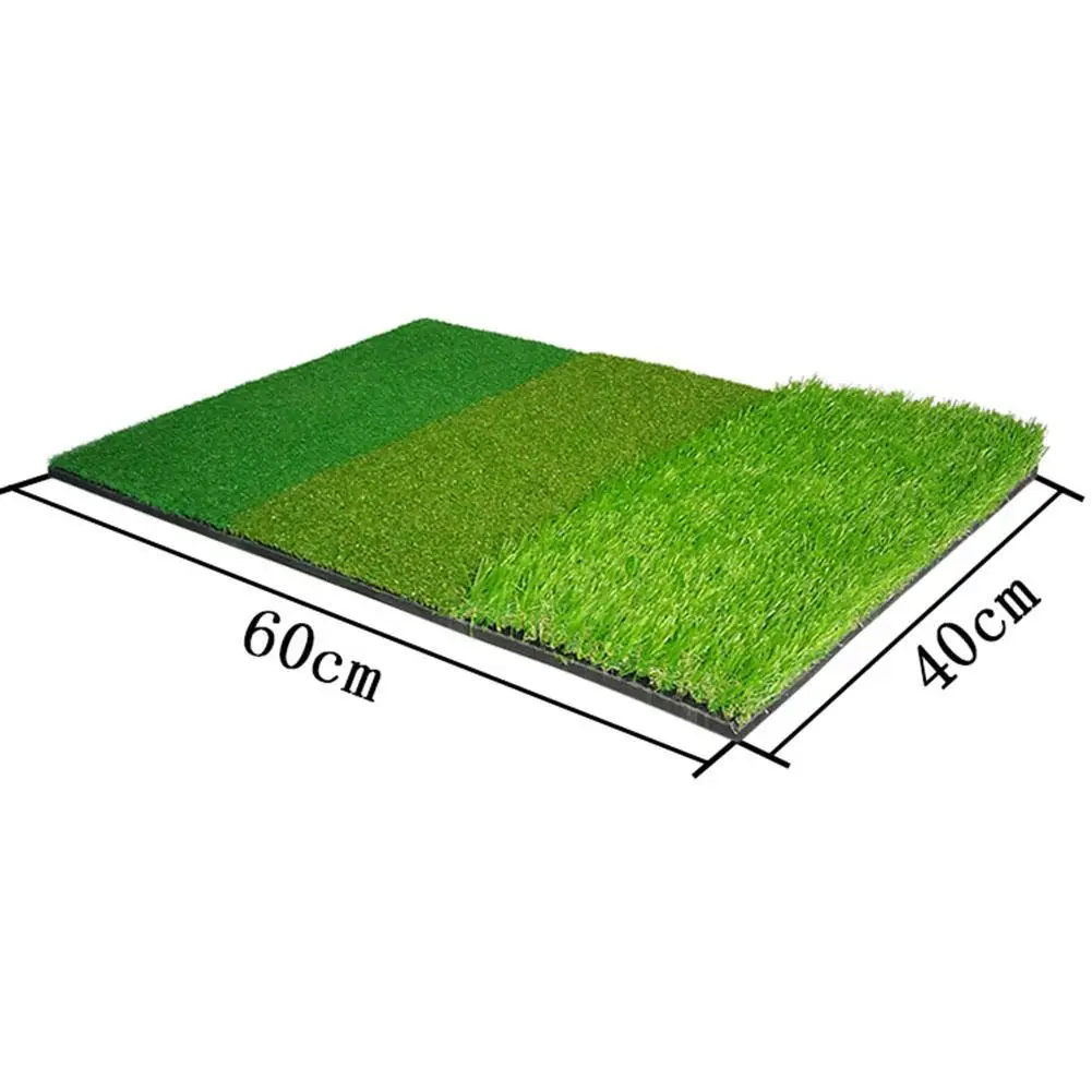 

Golf Hitting Mat 3-in-1 Putting Trainer Golf Practice Pad Golf Putter Green Fairway Artificial Lawn Grass Training Pad with Tee