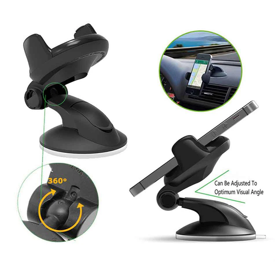 Автомобильный держатель для сотового телефона на присоске автомобильный