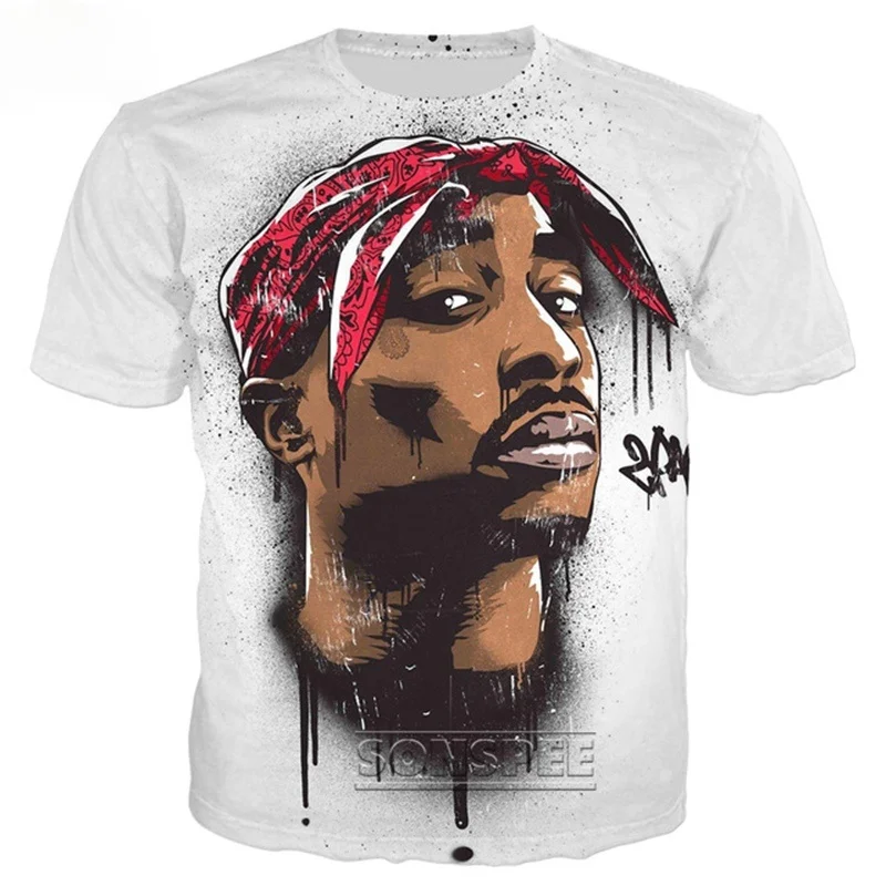 

SONSPEE Street Hip Hop Cool T-shirt Summer Hot Sale Men's 3D Printing T-shirt Loose Breathable Quick-drying Large Size T-shirt