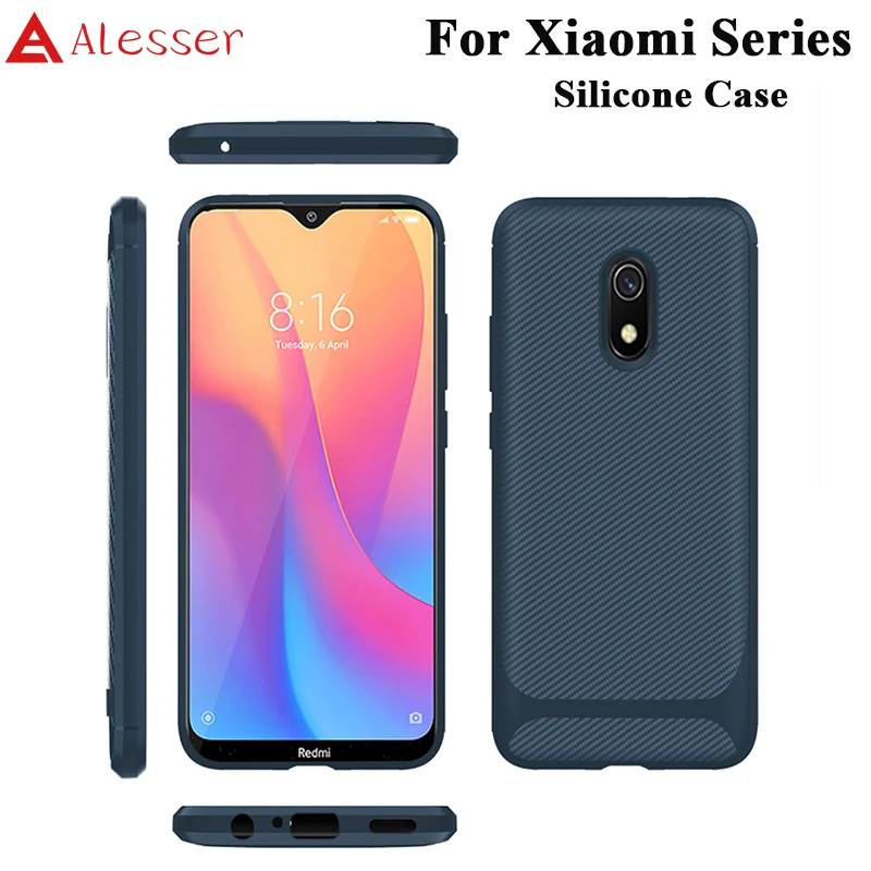 Силиконовый чехол Alesser для Xiaomi Redmi 8 защитный 8A |