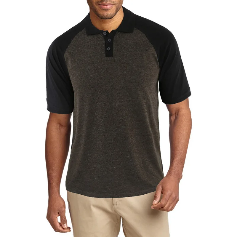 

2021 Summer Shirt Men Casual Cotton Solid Color Polos Men's Breathable Short Sleeve Tee Shirt Golf Tennis New Brand Clothes